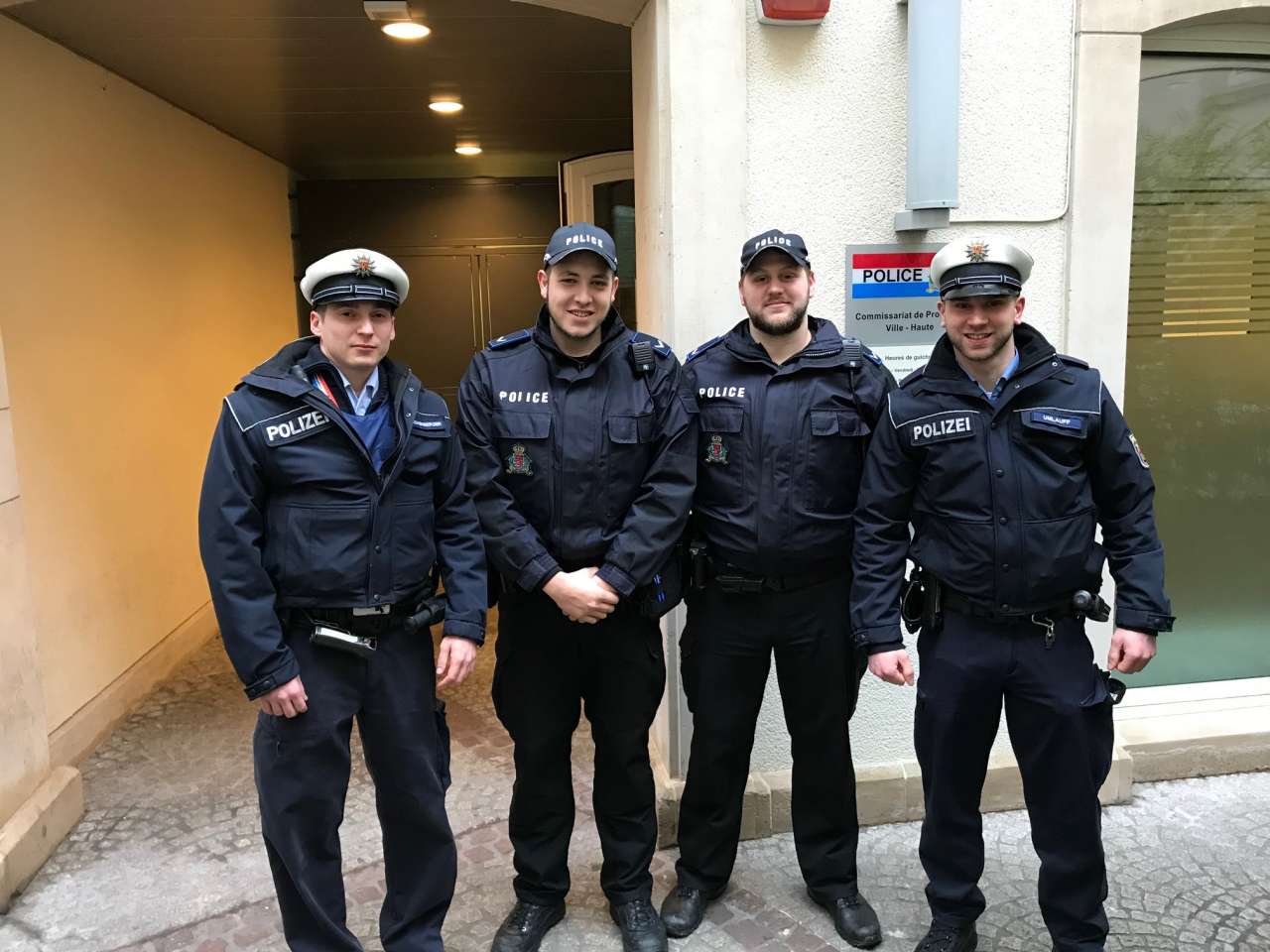 deutsche polizeischüler zum austausch in luxemburg actualités