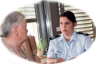 Policier en service