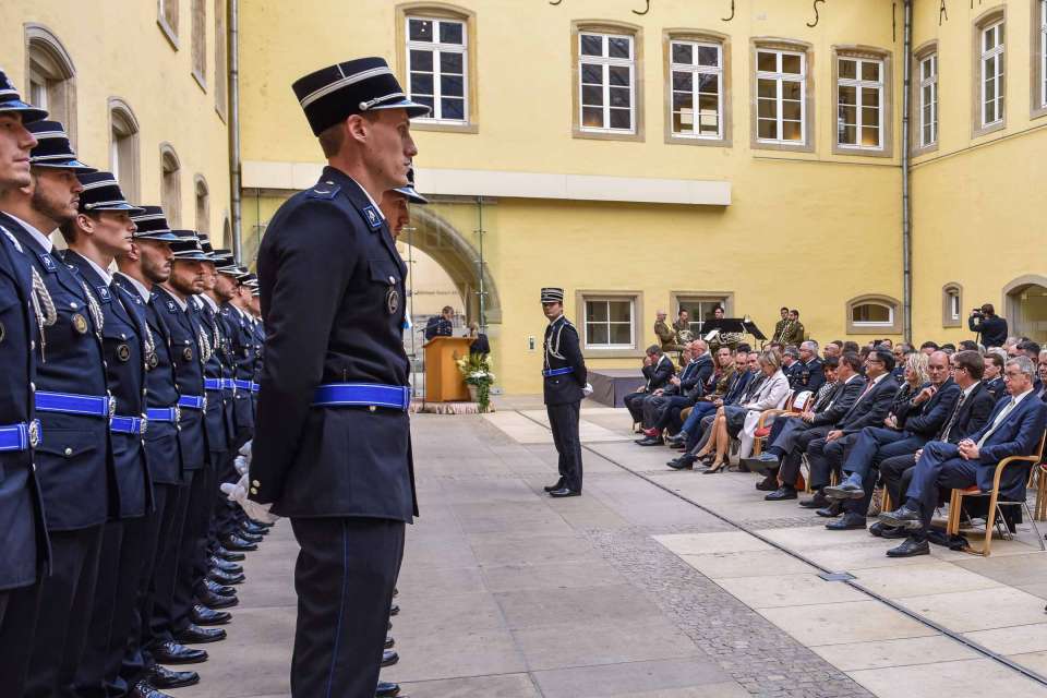 Cérémonie d’assermentation dans la carrière des inspecteurs de police