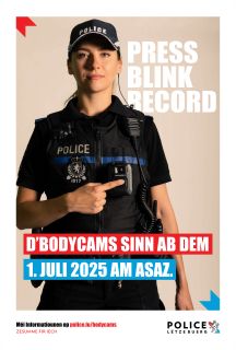 Affiche Caméras-piétons au sein de la Police