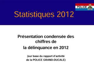 Statistiques 2012