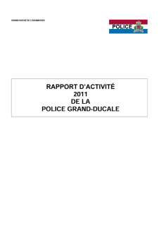 Le rapport d'activité 2008 PGD