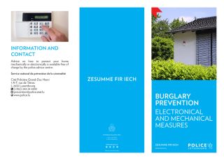 BURGLARY PREVENTION - ELECTRONICAL AND MECHANICAL MEASURES