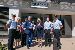 Inauguration du nouveau commissariat de police de Limpertsberg 