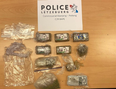 drogues saisies à Pétange