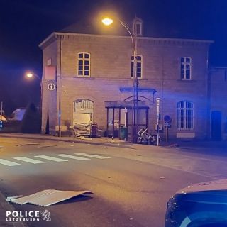 Sprengung eines Geldautomaten in Reisdorf
