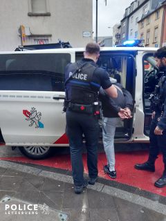 Festnahme bei großangelegter Kontrolle in Luxemburg-Bonnevoie