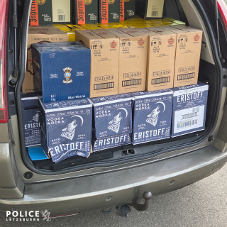 Verkehrskontrolle - Illegaler Alkoholtransport festgestellt