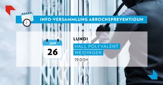 Séance d’information « Prévention contre le cambriolage » à Weidingen (Wiltz)
