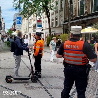 Mehrere Verstöße bei Verkehrskontrolle in Luxemburg-Stadt