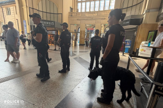 Größere Polizeikontrolle im Bereich des Hauptbahnhofs