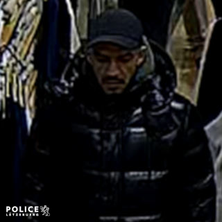 Zeugenaufruf zwecks Identifikation einer Person nach Diebstahl in Luxemburg-Stadt