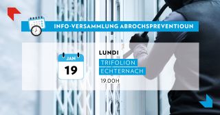 Séance d’information « Prévention contre le cambriolage » à Echternach