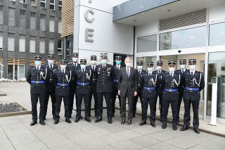 Assermentation des candidats de la 2e promotion du groupe de traitement C2 du cadre policier