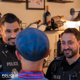 Troisième édition du « Op e Kaffi mat der Police » au sein du quartier Gare à Luxembourg