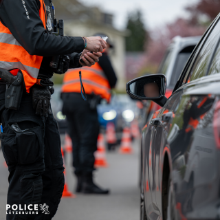 Contrôles d’imprégnation alcoolique à Garnich et à Clemency